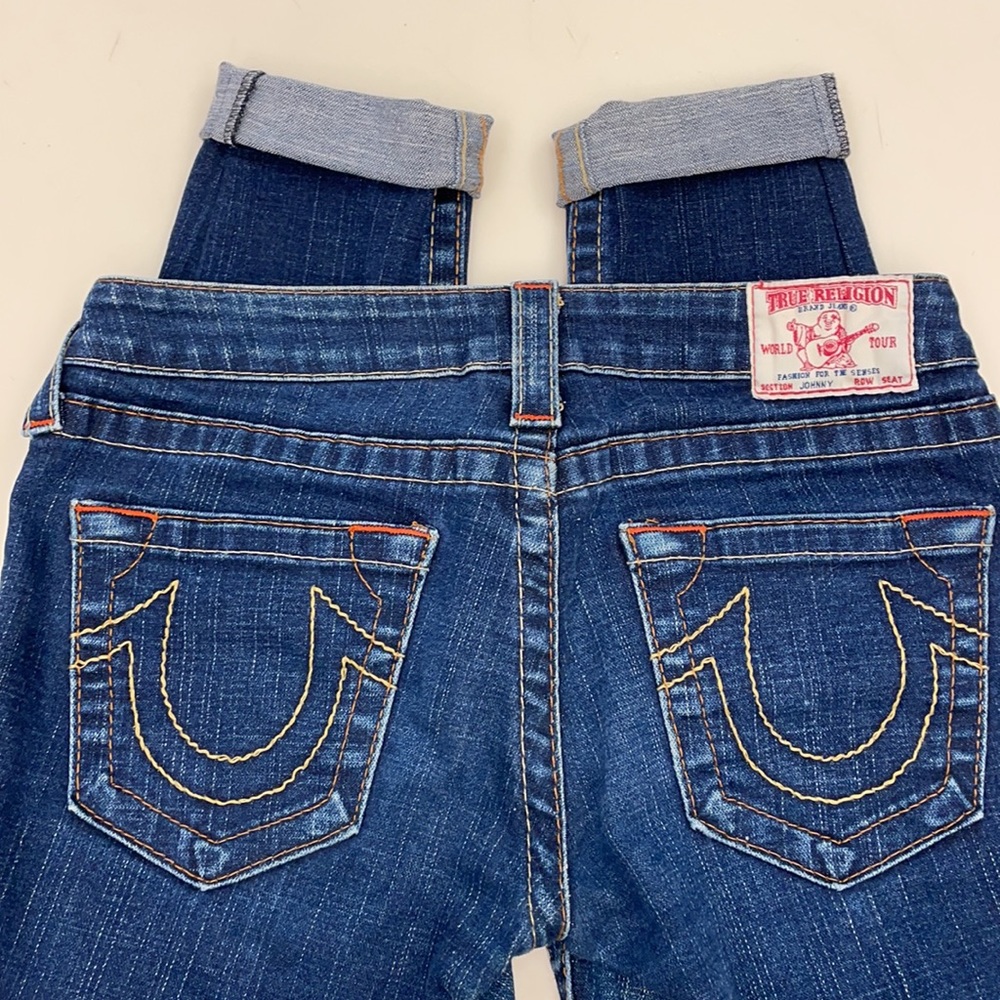True Religion Women's Dark Blue Denim Jeans